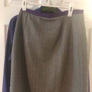 Gray Harve Benard Pencil Skirt